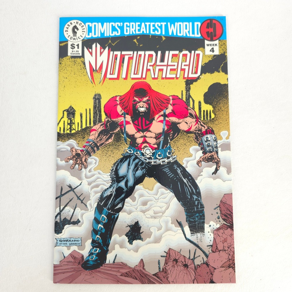 Comics Greatest World Motorhead Dark Horse Week 4 1993 Vince Giarrano Cover